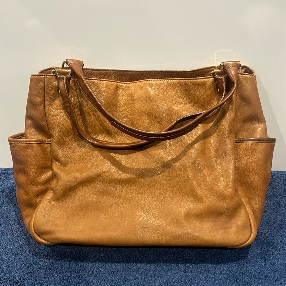 Yves Saint Laurent YSL Leather Oversized Shoulder Bag